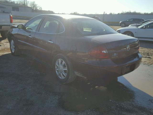 2G4WC552X71114672 - 2007 BUICK LACROSSE C MAROON photo 3