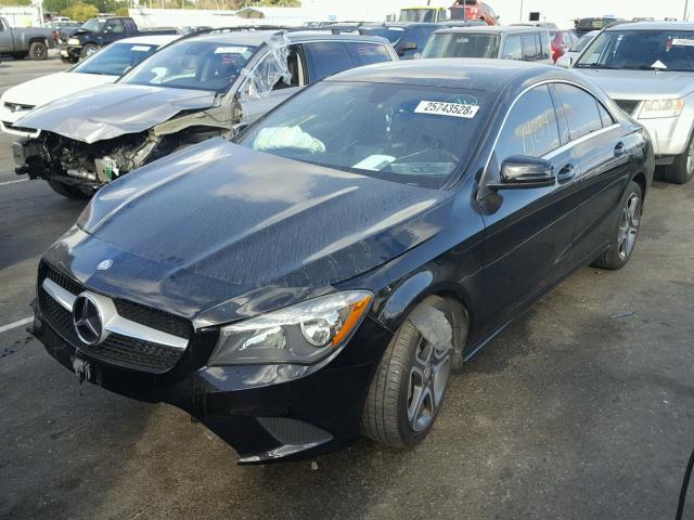 WDDSJ4EBXEN149040 - 2014 MERCEDES-BENZ CLA 250 BLACK photo 2