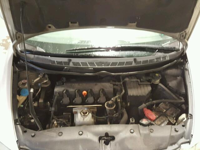 1HGFA16896L036742 - 2006 HONDA CIVIC EX SILVER photo 7