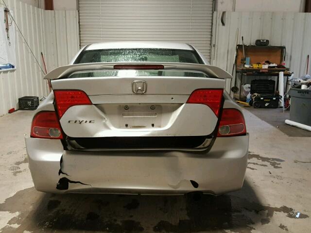 1HGFA16896L036742 - 2006 HONDA CIVIC EX ვერცხლისფერი ფოტო 9