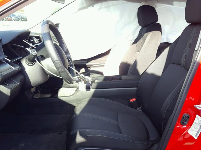 2HGFC2F79HH577233 - 2017 HONDA CIVIC EX წითელი ფოტო 5