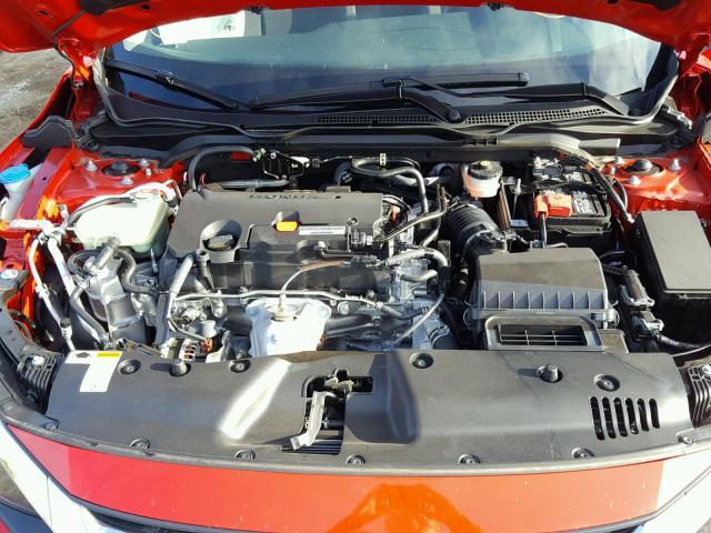 2HGFC2F79HH577233 - 2017 HONDA CIVIC EX წითელი ფოტო 7