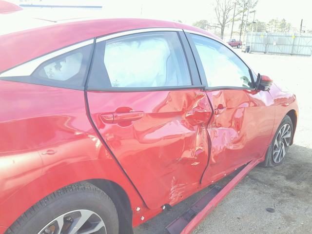 2HGFC2F79HH577233 - 2017 HONDA CIVIC EX წითელი ფოტო 9