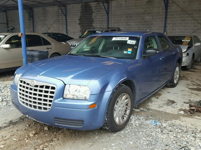 2C3KA43R57H846268 - 2007 CHRYSLER 300 BLUE photo 2