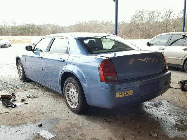 2C3KA43R57H846268 - 2007 CHRYSLER 300 BLUE photo 3