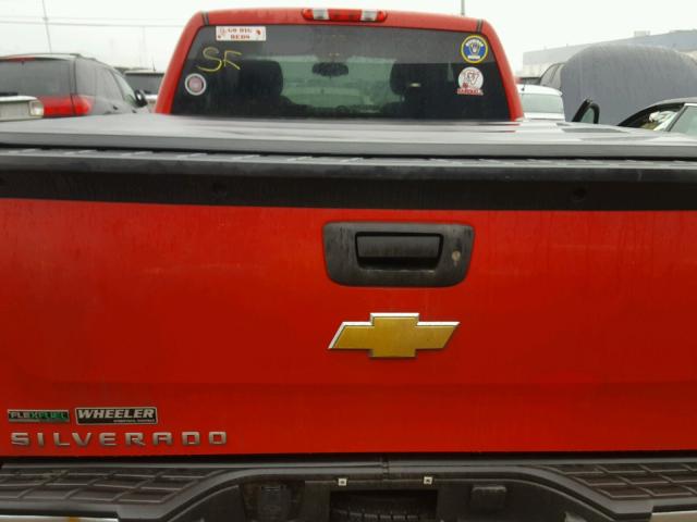 1GCSKSE35AZ103090 - 2010 CHEVROLET SILVERADO RED photo 6