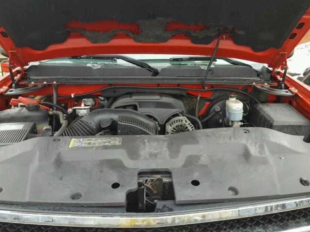 1GCSKSE35AZ103090 - 2010 CHEVROLET SILVERADO RED photo 7