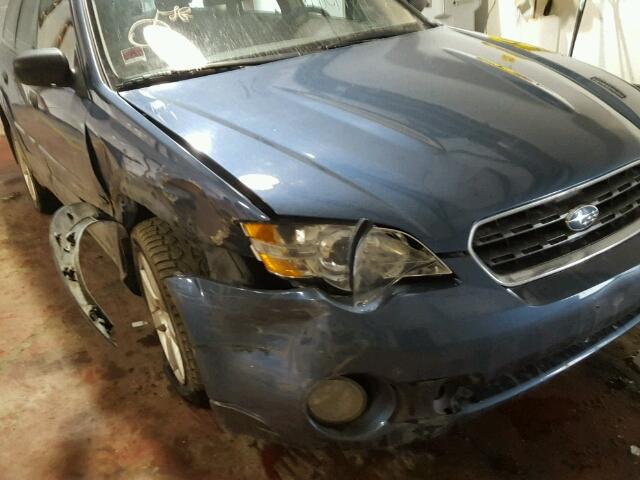 4S4BP61C267317905 - 2006 SUBARU LEGACY OUT BLUE photo 9