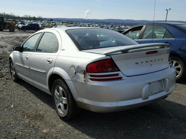 1B3EJ56U61N541635 - 2001 DODGE STRATUS ES GRAY photo 3