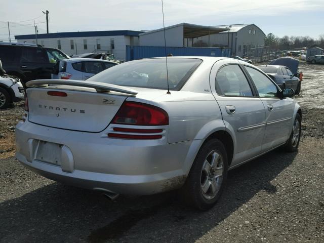 1B3EJ56U61N541635 - 2001 DODGE STRATUS ES GRAY photo 4