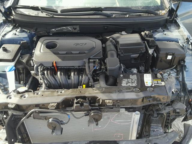 5NPE24AF9HH442865 - 2017 HYUNDAI SONATA SE BLUE photo 7