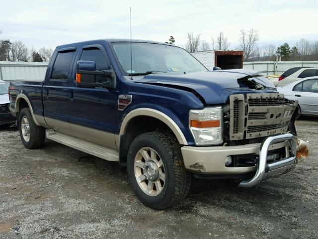 1FTSW21R78EA45757 - 2008 FORD F250 SUPER BLUE photo 1