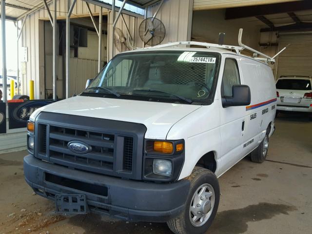 1FTNE1EW8DDA87784 - 2013 FORD ECONOLINE WHITE photo 2