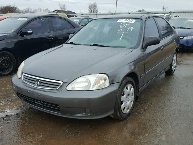 2HGEJ6616YH566730 - 2000 HONDA CIVIC BASE 灰色 照片 2