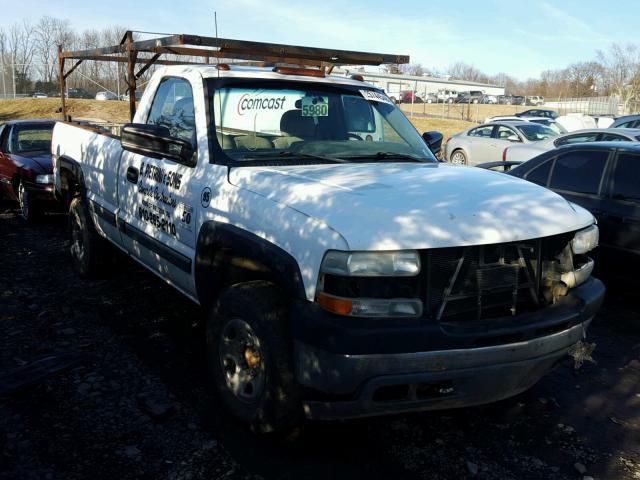 1GCHK24U01E222838 - 2001 CHEVROLET SILVERADO WHITE photo 1