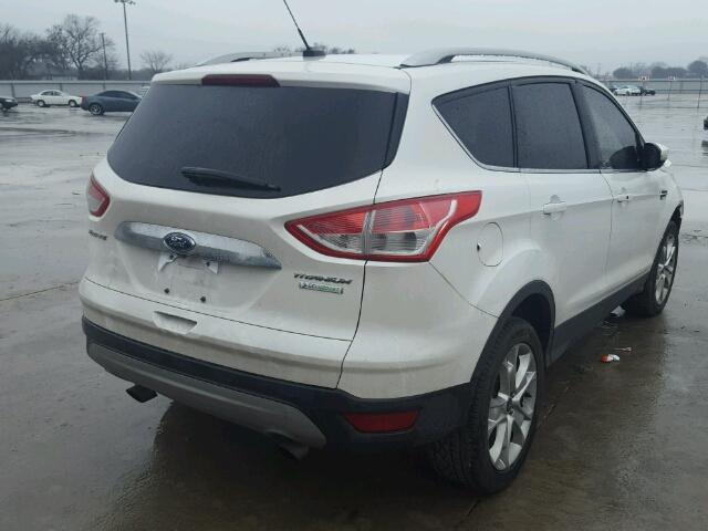 1FMCU0J99EUD00582 - 2014 FORD ESCAPE TIT WHITE photo 4