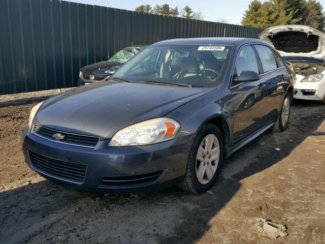 2G1WA5EN9A1224911 - 2010 CHEVROLET IMPALA LS GRAY photo 2