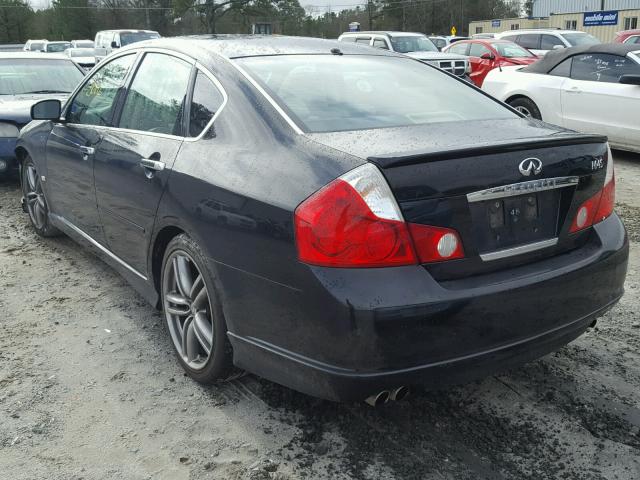 JNKBY01E87M403351 - 2007 INFINITI M45 BASE BLACK photo 3