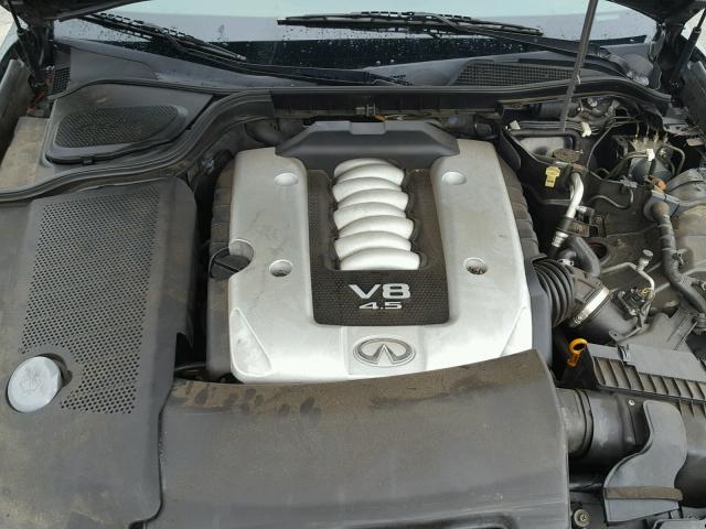 JNKBY01E87M403351 - 2007 INFINITI M45 BASE BLACK photo 7