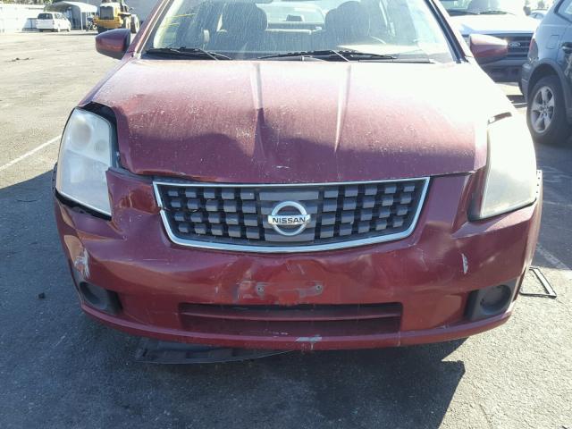 3N1AB61E27L718841 - 2007 NISSAN SENTRA 2.0 RED photo 9