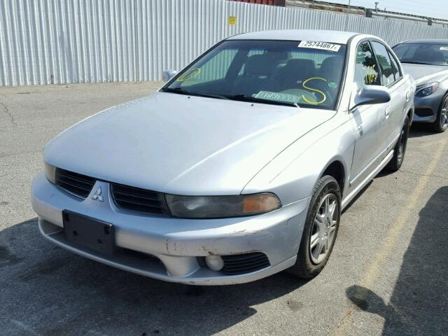 4A3AA46G13E075873 - 2003 MITSUBISHI GALANT ES/ SILVER photo 2