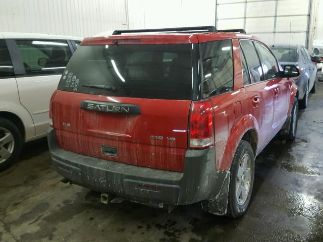 5GZCZ63494S853008 - 2004 SATURN VUE RED photo 4