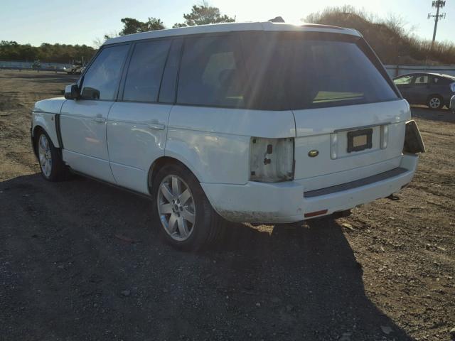 SALME15406A238334 - 2006 LAND ROVER RANGE ROVE WHITE photo 3