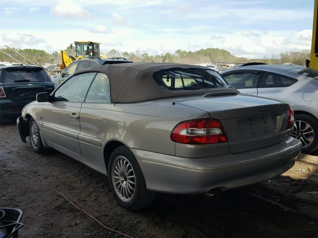 YV1NC63D24J048057 - 2004 VOLVO C70 LPT SILVER photo 3