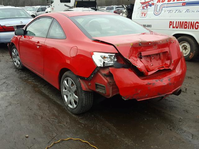 2HGFG11888H513991 - 2008 HONDA CIVIC EX წითელი ფოტო 3