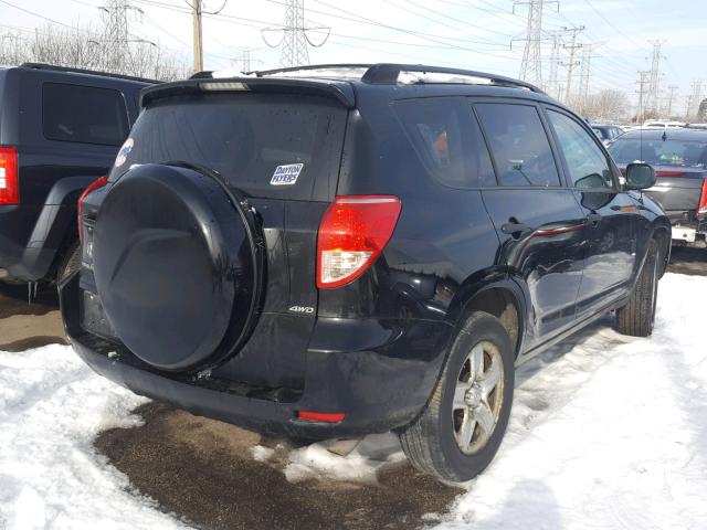 JTMBD33V365040462 - 2006 TOYOTA RAV4 BLACK photo 4