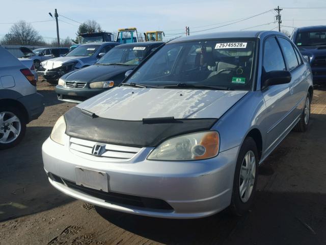 2HGES15643H568143 - 2003 HONDA CIVIC LX SILVER photo 2