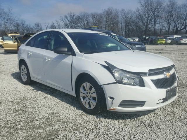 1G1PA5SG0D7100057 - 2013 CHEVROLET CRUZE LS WHITE photo 1