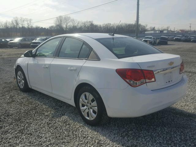 1G1PA5SG0D7100057 - 2013 CHEVROLET CRUZE LS WHITE photo 3