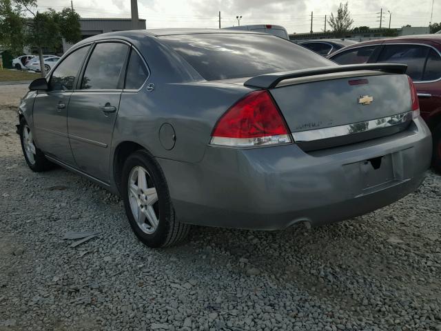 2G1WT58K869397131 - 2006 CHEVROLET IMPALA LT GRAY photo 3