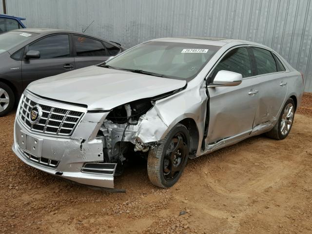 2G61M5S34E9289798 - 2014 CADILLAC XTS LUXURY SILVER photo 2