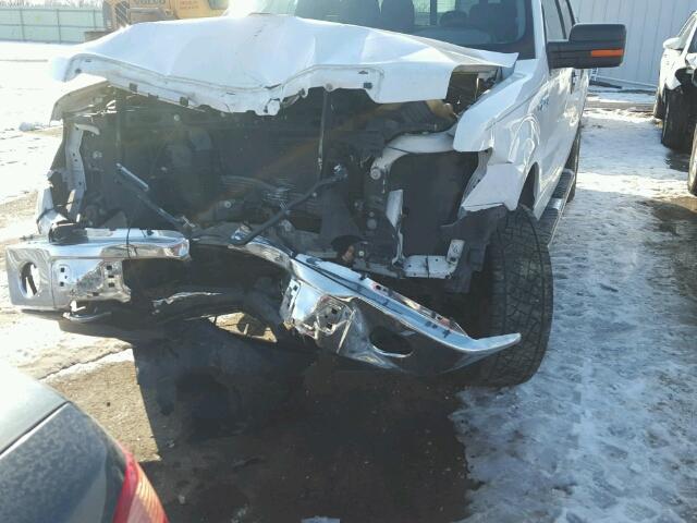 1FTFW1EF1EFC49679 - 2014 FORD F150 SUPER WHITE photo 9