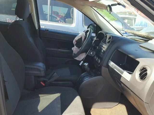 1C4NJCBA8ED545132 - 2014 JEEP COMPASS SP BLACK photo 5