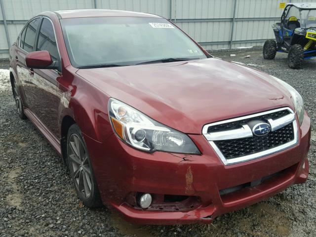 4S3BMBG64D3039357 - 2013 SUBARU LEGACY 2.5 RED photo 1