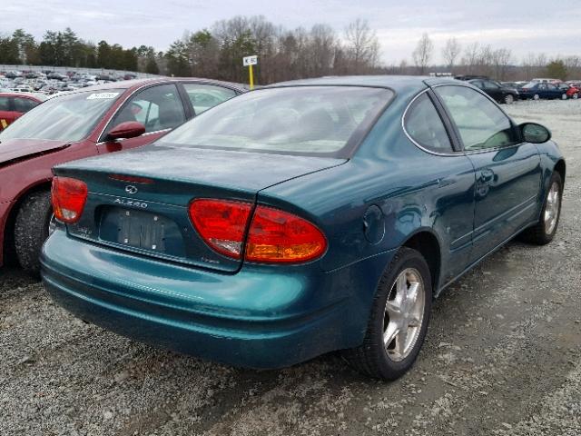 1G3NF12E3XC378695 - 1999 OLDSMOBILE ALERO GLS GREEN photo 4