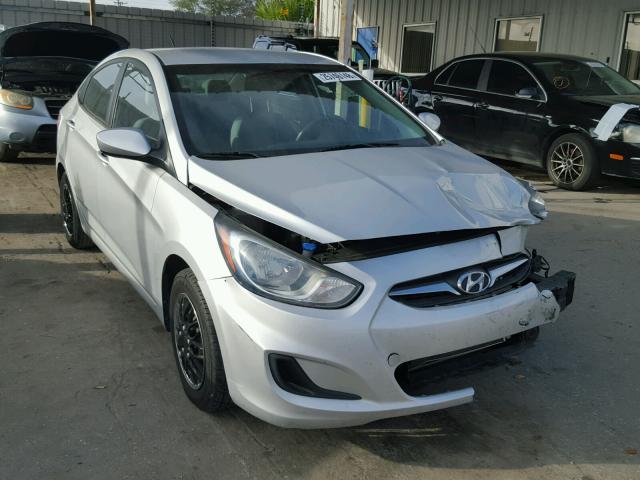 KMHCT4AE2CU220349 - 2012 HYUNDAI ACCENT GLS SILVER photo 1