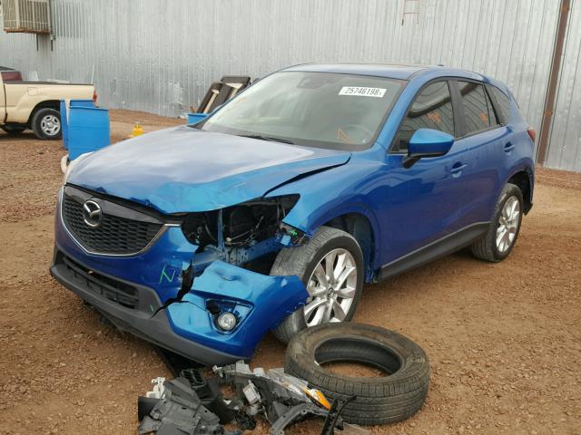 JM3KE2DY1E0368742 - 2014 MAZDA CX-5 GT BLUE photo 2