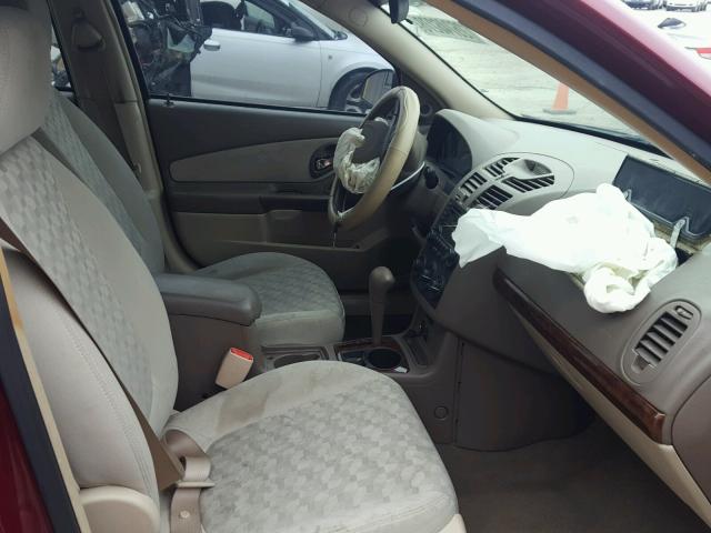 1G1ZT52805F314744 - 2005 CHEVROLET MALIBU LS 栗色 照片 5