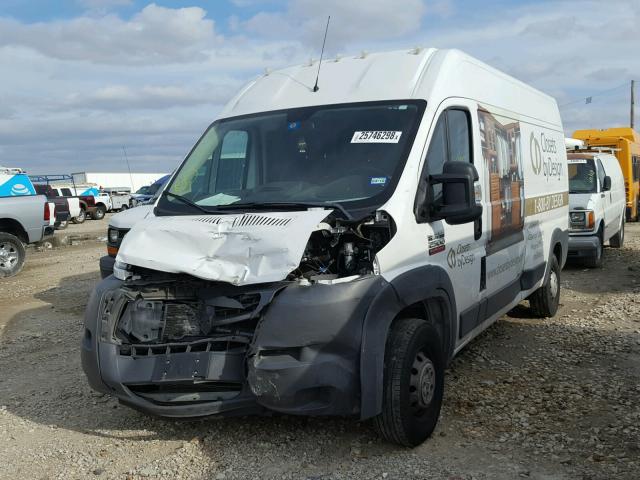 3C6TRVDG4EE117660 - 2014 RAM PROMASTER WHITE photo 2