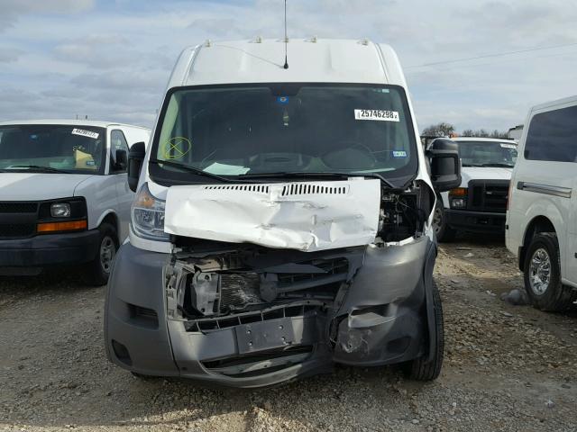 3C6TRVDG4EE117660 - 2014 RAM PROMASTER WHITE photo 9