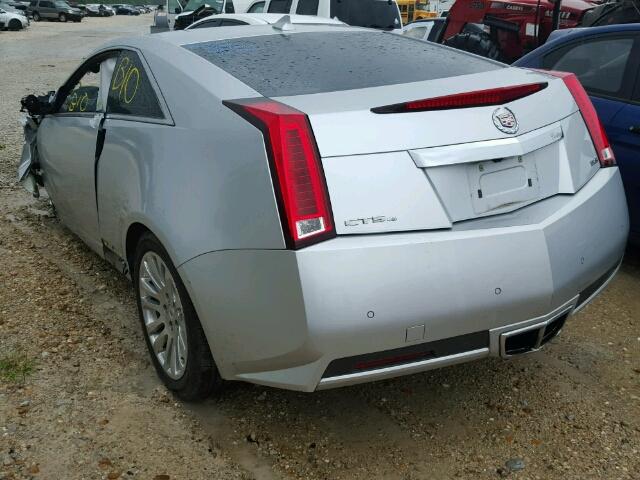 1G6DS1E32D0179266 - 2013 CADILLAC CTS PREMIU SILVER photo 3