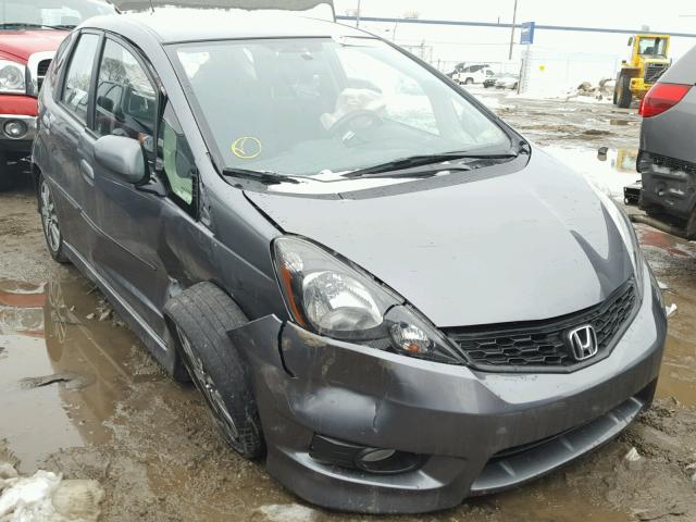 JHMGE8H53CC016340 - 2012 HONDA FIT SPORT GRAY photo 1