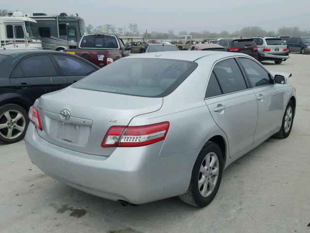 4T1BF3EK3BU752379 - 2011 TOYOTA CAMRY BASE SILVER photo 4