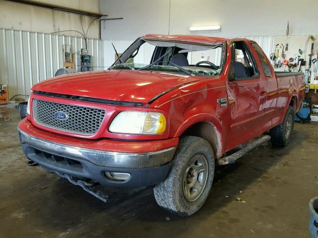 1FTRX18L4XKA96432 - 1999 FORD F150 RED photo 2