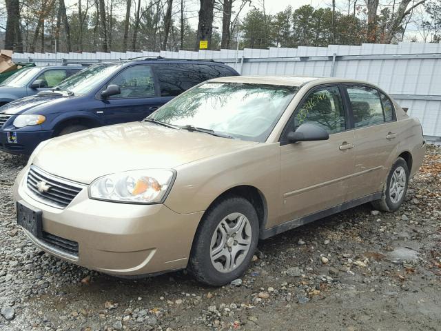 1G1ZS51F66F277882 - 2006 CHEVROLET MALIBU LS 金色 照片 2