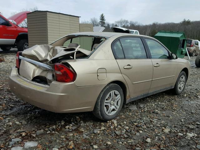 1G1ZS51F66F277882 - 2006 CHEVROLET MALIBU LS 金色 照片 4